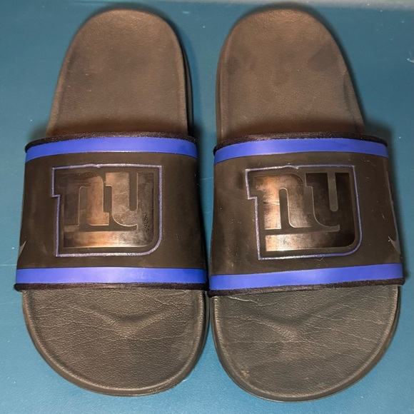Nike Offcourt Slides - NY Giants - Size 8 - Picture 1 of 7